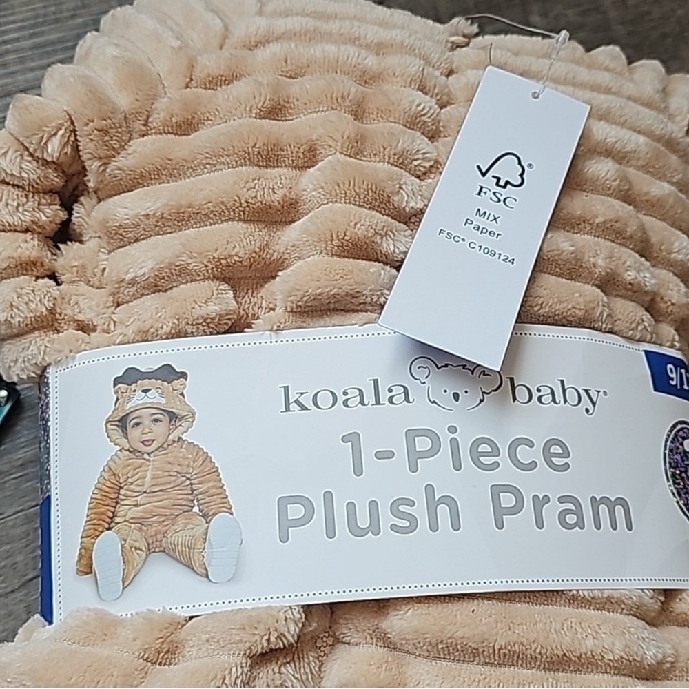 KOALA BABY 1 PIECE PLUSH PRAM KOALA BABY INFANT 1-PIECE FLEECE JUMPER lion nwt